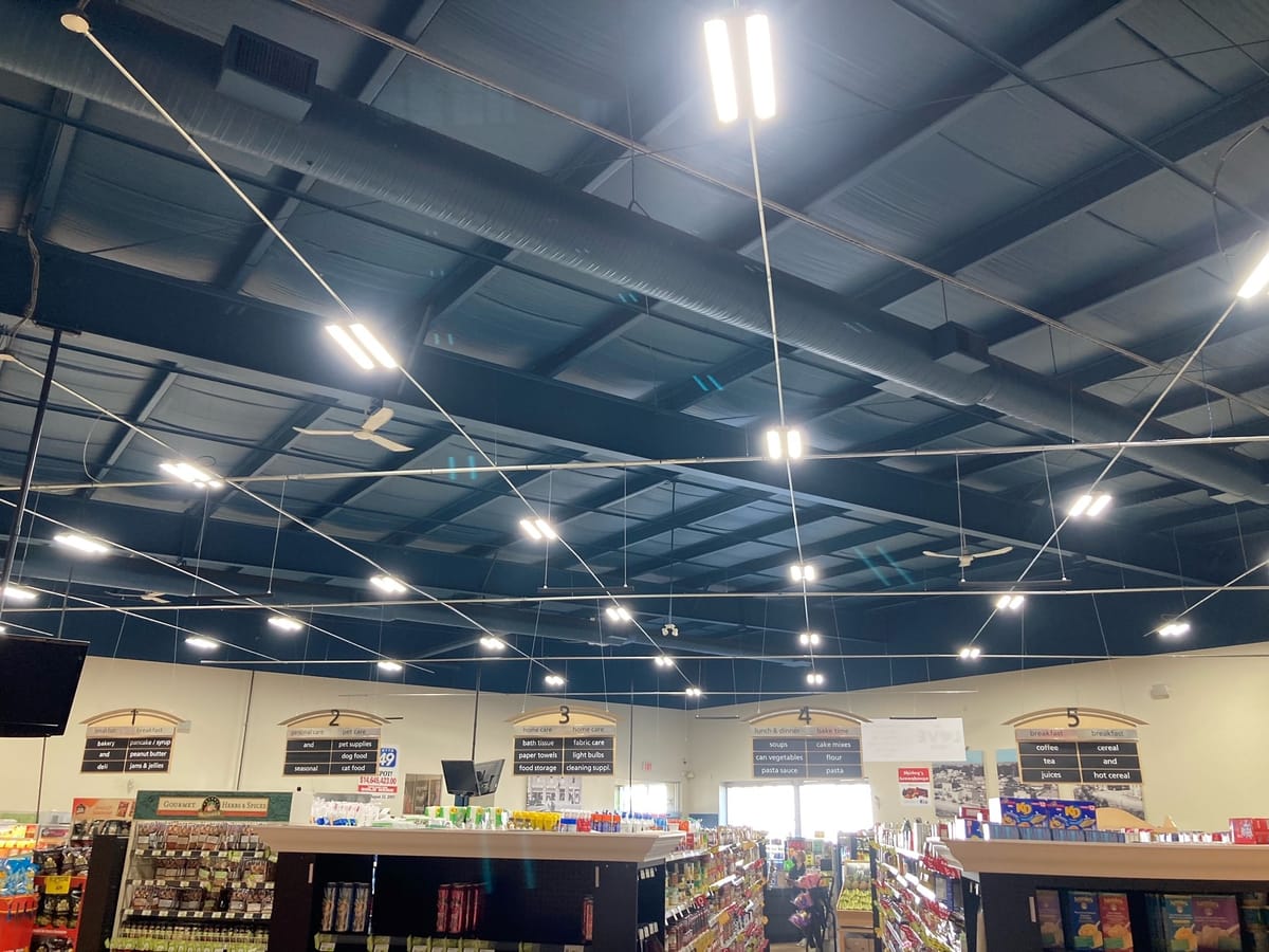 LED lighting retrofit completed in a commercial facility — Efficient Eco Solutions